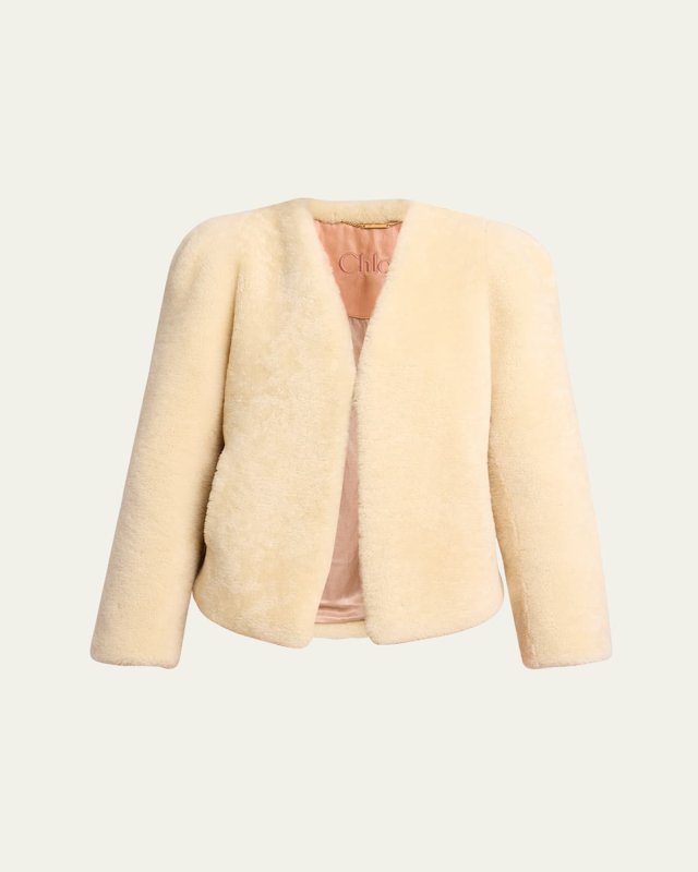Sheep Shearling Short Coat